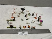 Vintage Plastic Toy Birds of All Kinds