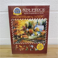 New- 570 Piece Puzzle "Country Colors"