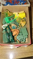 Vintage plastic military and more toys