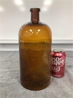 Vintage Amber Eastman Kodak Co. Bottle