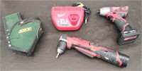 Box Tool Holster, Milwaukee Charger, Drill &