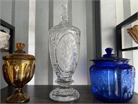 Glass Lidded Jars