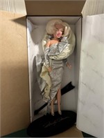 Marilyn Monroe Doll in Silver Dress