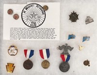 Bicycle Pins & Medals Lot
