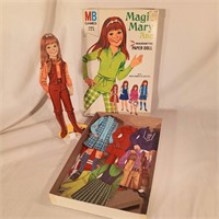 Vintage 1970s Magic Mary Ann Magnetic Paper Doll