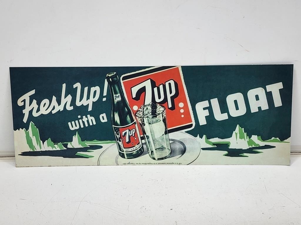 7Up Float Advertising Sign