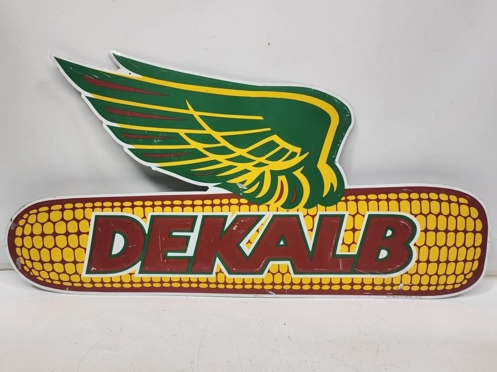 1973 Dekalb Flying Ear Seed Corn Sign