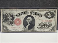 US 1917 Large Note  $1  Note Saddle Blanket