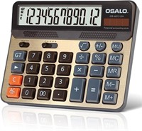 Osalo Desktop Calculator Extra Large 5-Inch LCD