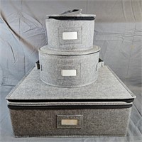 Vintage Hat & Shoe Boxes -Storage / Travel