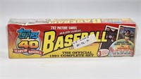 1991 TOPPS BASEBALL - COMPLETE SET