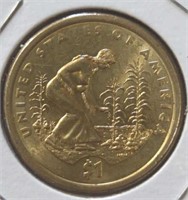 2009 Three sisters Sacagawea US $1 coin