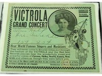 Orig Victrola Grand Concert Advertising Lobby Card
