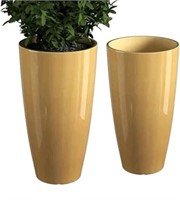 New QCQHDU Planters for Outdoor Plants Set of 2 Pa