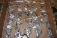 GROIUP OF 20 NEW WESTERN SPUR KEYCHAINS
