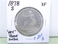 1878-S Trade Dollar – XF (KEY DATE)