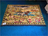 Large Handmade Horse Tapestry