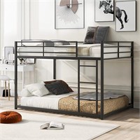 Jasmoder - Full Over Full Metal Bunk Bed