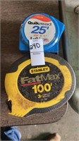 100ft fat max and 25 ft tape measure