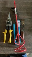 Tin snips, adjustable pliers, and more