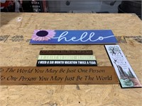 Signs 18x2 to 36x6