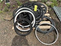 Pallet Bike Rims and Tires