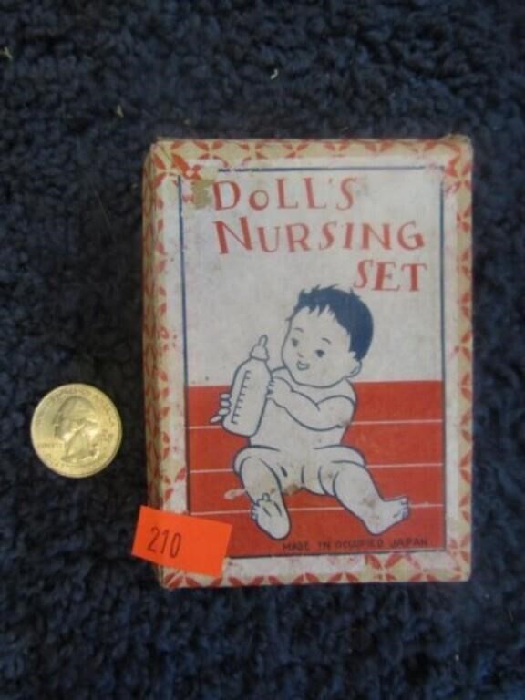 OCCUPIED JAPAN DOLL'S NURSING SET