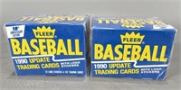 Fleer 1990 Baseball Card Sets -2 Sealed
