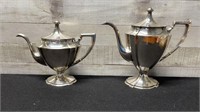 2 Beautiful Neo Classical Revival Pairpoint Silver