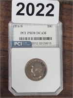 1974 GRADED WASHINGTON QUARTER