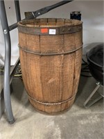 Wooden Barrel (18in tall)