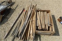 Wood stakes