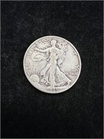 1939 D Walking Liberty Half Dollar