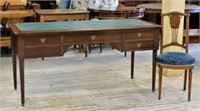 Louis XVI Style Mahogany Desk and Chair.