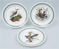 3 Portmeirion "Birds of Britain" Stoneware Dishes