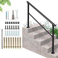 Signstek Handrails for Outdoor Steps  5 Step