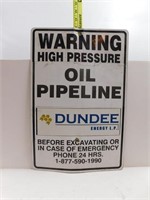 OIL PIPELINE SIGN