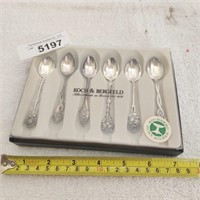 Vintage Koch & Bergfeld Silver Spoon Set