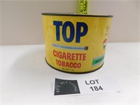 TOP CIGARETTE TOBACCO TIN