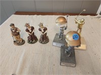 Golf Figurines and Trophys