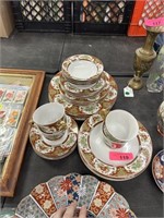 LOT OF VINTAGE SANGO CHINA KYOTO CUPS & SAUCERS