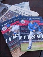 2016 SPORTS ILL. MAGS. CUBS WIN,NEWSPAPER