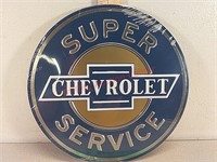 New Chevrolet metal sign