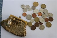 International Coins & Vintage Coin Bag