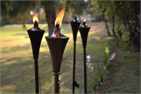 Deco Window 60  Garden Torch Set of 4 Metal