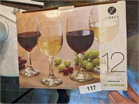 (12) Libbey Stemmed Glasses