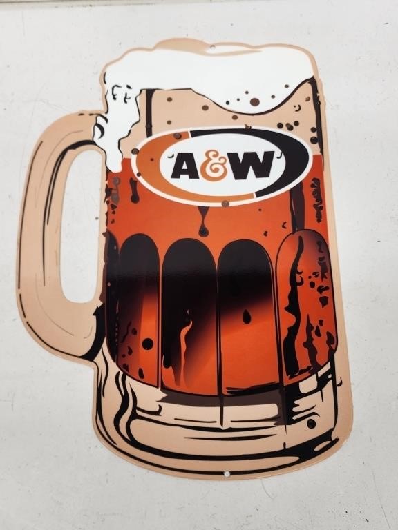 A&W Root Beer Mug Advertising Sign