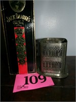 JACK DANIELS NO7 COLLECTOR BOTTLE AND SILVER