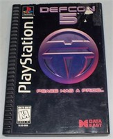 Defcon 5 PlayStation PS1 Game Disc CIB Complete