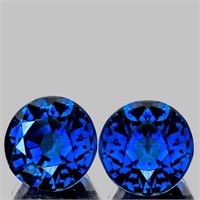 Natural Royal Blue Sapphire Pair [Flawless-VVS]